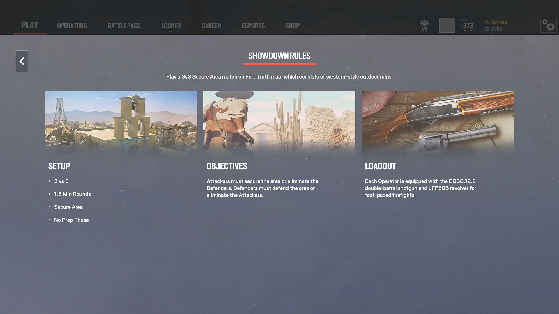 Rules for the Showdown event in Rainbow Six Siege X (Image via Sportskeeda Gaming || Ubisoft)